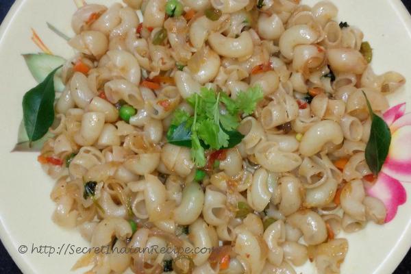 How to make South Indian Style Pasta (Vegetarian Pasta) - Indian